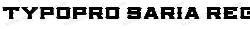 typopro saria regula字体转换